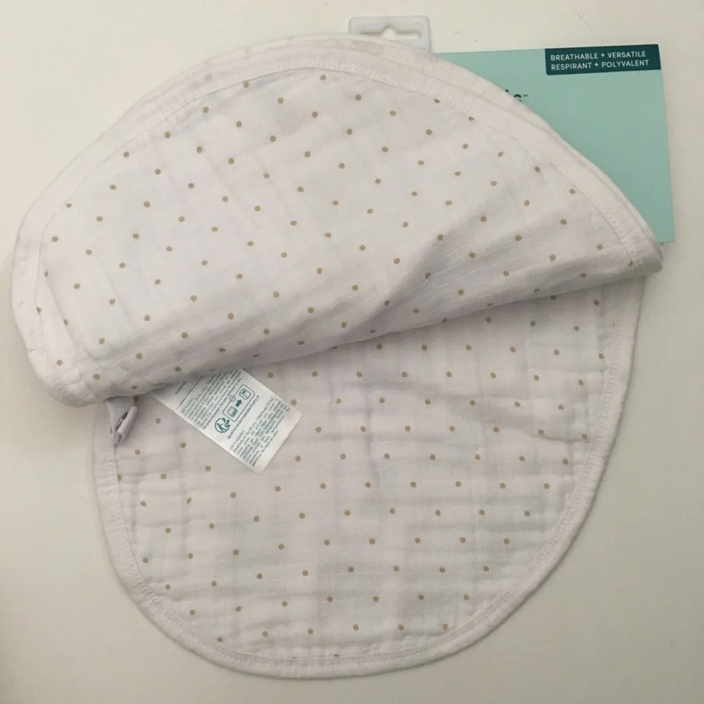 Aden + Anais 2 pack Burpy Bib Classic Muslin Cotton Breathable NEW